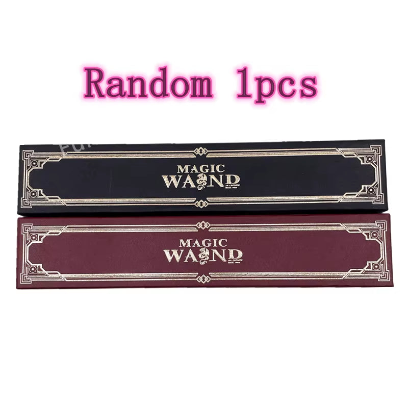 Anime Cosplay Magic Metal Core Wand with Box Children Decoration Toy Accessories for Kids Bacchetta Di Plastic Magic Stick