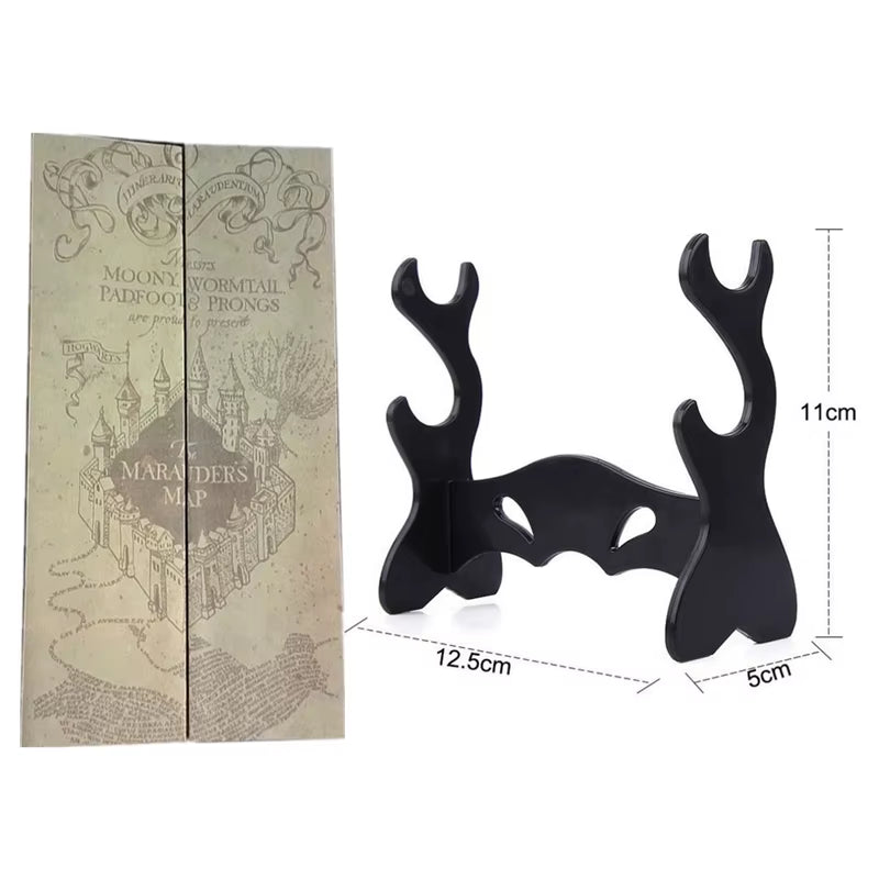 Anime Cosplay Magic Metal Core Wand with Box Children Decoration Toy Accessories for Kids Bacchetta Di Plastic Magic Stick